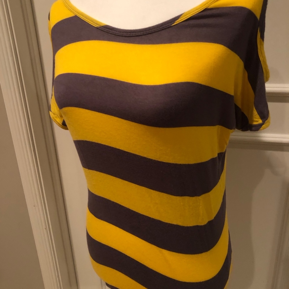 Fun Fall Strip Top - Picture 3 of 5